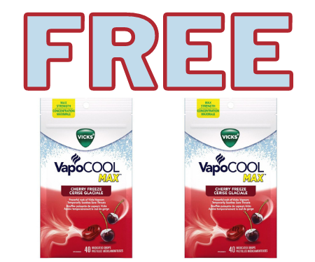 Free Vicks VapoDrops Sample while supplies last!