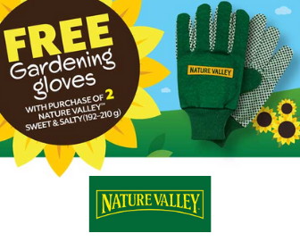 Claim some FREE Gardening Gloves from Nature Valley