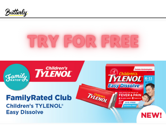 Free Tylenol Easy Dissolve Samples