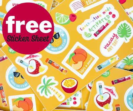Free Fun Stickers from DeeBee’s Organic