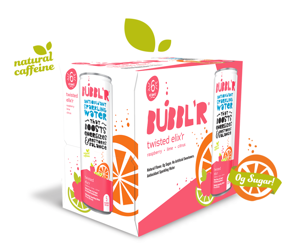 Free 6 Pack of Bubbl’r Sparkling Water