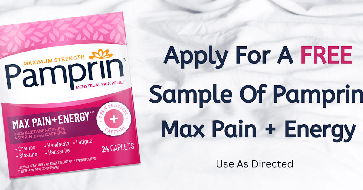 Pamper Yourself with Pamprin: Get Your Free Sample Now!